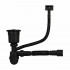 Мийка для кухні інтегрована Handmade H5050HB Decor Black PVD Honeycomb 2,5/0,5 мм LDH5050BDECPVD48369 Lidz