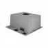 Мийка для кухні інтегрована Handmade H4545HB Decor Black PVD Honeycomb 2,5/0,5 мм LDH4545HDECBLM49438 Lidz