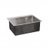 Мийка для кухні інтегрована Handmade H5045 (LDH5045BRU35383) Brushed Steel 3,0/1,0 мм Lidz