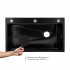 Мийка для кухні інтегрована Handmade H7545B Decor Black PVD Honeycomb 3,0/1,0 мм LDH7545BDECPVD48373 Lidz Мийка для кухні інтегрована Handmade H7545B Decor Black PVD Honeycomb 3,0/1,0 мм LDH7545BDECPVD48373 Lidz