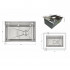 Мийка для кухні інтегрована Handmade H6845 Brushed Steel 3,0/1,0 мм LDH6845BRU49455 Lidz