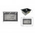 Мийка для кухні інтегрована Handmade H6845B Brushed Black PVD 3,0/1,0 мм LDH6845BRUBLM49456 Lidz