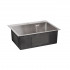 Мийка для кухні інтегрована Handmade H5845 (LDH5845BRU35384) Brushed Steel 3,0/1,0 мм Lidz