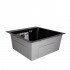Мийка для кухні інтегрована Handmade H5050B, Brushed Black PVD, 3,0/1,0 мм LDH5050BPVD43619 Lidz