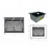 Мийка для кухні інтегрована Handmade H5843B Brushed Black PVD 3,0/1,0 мм LDH5843BRUBLM49443 Lidz Мийка для кухні інтегрована Handmade H5843B Brushed Black PVD 3,0/1,0 мм LDH5843BRUBLM49443 Lidz