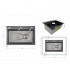 Мийка для кухні інтегрована Handmade H6845HB Decor Black PVD Honeycomb 3,0/1,0 мм LDH6845HDECBLM49445 Lidz