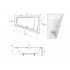 Ванна акрилова INTIMA DUO 170x125 Права (соло) без ніг