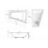 Ванна акрилова INTIMA DUO 180x125 Права (соло) без ніг