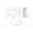 Ванна акрилова INTRICA SLIM 150х75 (соло) без ніг