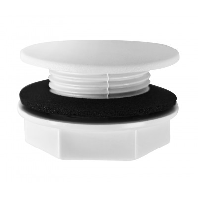 Заглушка для кухонної мийки 40*3/4*23мм TAPSTOP23-WH Заглушка для кухонної мийки 40*3/4*23мм TAPSTOP23-WH