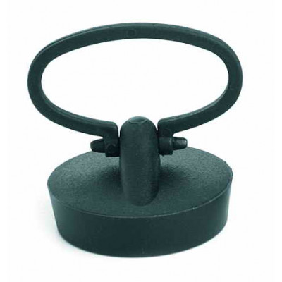 Корок для кухонної мийки з ручкою гумовий 6/4 " 45 мм HC59-45