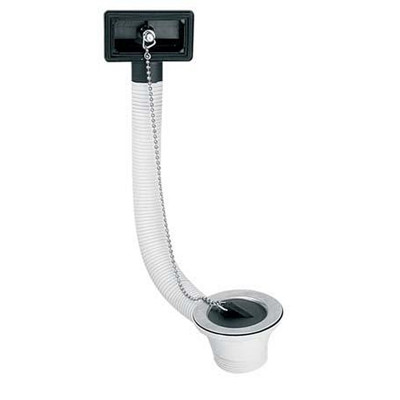 Злив для кухонної мийки з переливом вертикальним 1 1/2*70 mm HC17PR