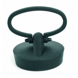 Корок для кухонної мийки з ручкою гумовий 6/4 " 45 мм HC59-45