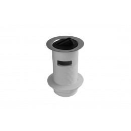 Злив до умивальника 1.1/4″,h 91 мм з гумовою пробкою, з переливним отвором BSW1 Злив до умивальника 1.1/4″,h 91 мм з гумовою пробкою, з переливним отвором BSW1