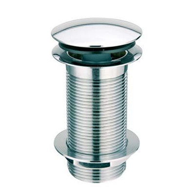 Злив латунний для умивальника без переливу 1 1/4*90*60 DECOR DWU60-CB