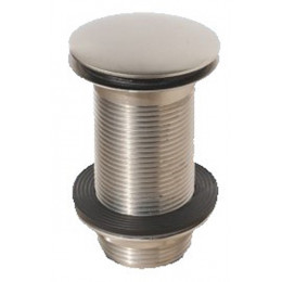 Корок "клік-клак" для умивальника без переливу 5/4" CWU60-SN нержавіюча сталь