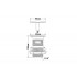 Злив латунний для умивальника з переливом 1 1/4*90*60 DECOR DW60-CB