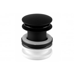 Корок-автомат для умивальника 5/4 " чорний мат CWP60MB