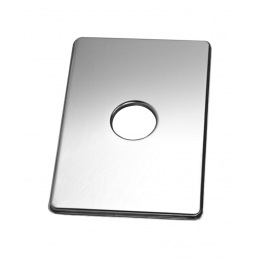 Фланець прямокутний з нержавіючої сталі 85х150мм 331