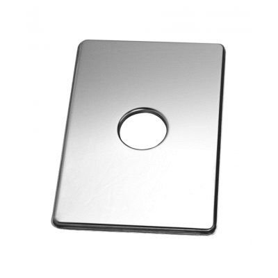 Фланець прямокутний з нержавіючої сталі 85х150мм 331 Фланець прямокутний з нержавіючої сталі 85х150мм 331