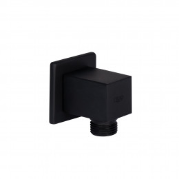 Підключення для шланга Spojeni, Matt Black прямокутне QT809810842857NB Qtap