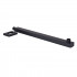 Кронштейн для верхнього душу Trubice, 400 мм, Matt Black прямокутний QTTRU120BLM45929 Qtap