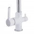 Змішувач для кухні Grand, Chrome/White (k35) з підключенням для питної води QTGRA362CRW45668 Qtap