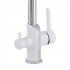 Змішувач для кухні Grand, Chrome/White (k35) з підключенням для питної води QTGRA362CRW45668 Qtap