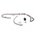 Змішувач для кухні Lenicka, Brushed Nickel PVD (k35) з висувним виливом QTLEN9138103UN Qtap
