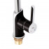 Змішувач для кухні Grand, Chrome/Black (k35) QTGRABCR007F Qtap