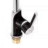 Змішувач для кухні Grand, Chrome/Black (k35) QTGRABCR007F Qtap