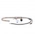 Змішувач для кухні Baruska, Brushed Nickel PVD (k35) з висувним виливом QTBAR9137103UN Qtap