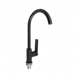 Змішувач для кухні Slavonice, Matt Black (k35) QTSLA9042103UB Qtap