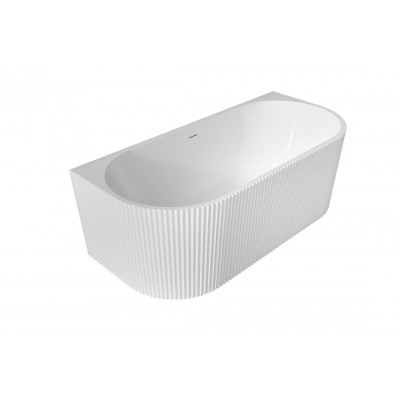 Ванна акрилова пристінна LEYA 170х78 з сифоном клік-клак білий