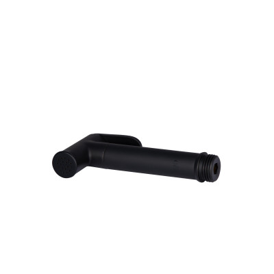 Лійка для гігієнічного душу Rucni, Matt Black округла QT889910842855OB Qtap