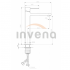 Змішувач для раковини високий Invena Glamour BU-02-W04 чорний