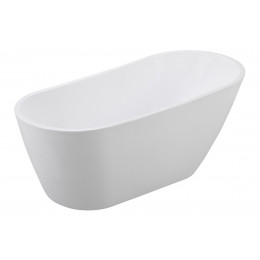 Ванна акрилова вільностояча MELODY 170х80 з сифоном з переливом золото