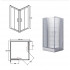 Кабіна квадратна MODERN 80x80x165 скло grigio, профіль хромований от Besco в магазине St-Lviv