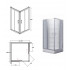 Кабіна квадратна MODERN 80x80x165: скло прозоре, профіль хромований от Besco в магазине St-Lviv