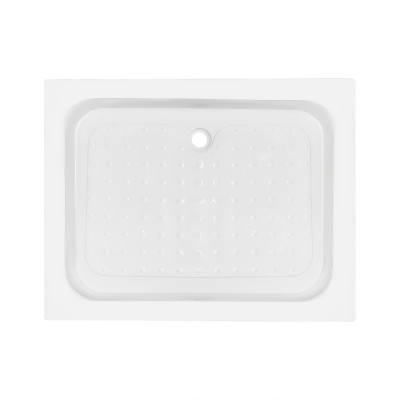 Душовий піддон Kapielka ST100x80х14 низький, прямокутний, діаметр зливу 52 мм Lidz