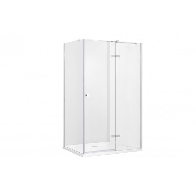 Кабіна прямокутна PIXA 120x80x195 права, скло прозоре, профіль хром