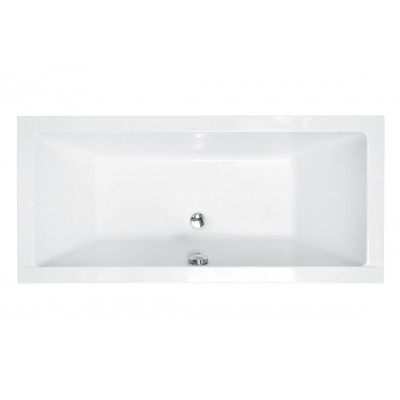 Ванна акрилова QUADRO SLIM 155х70 без ніг, БЕЗ отворів під ручки, без ручок