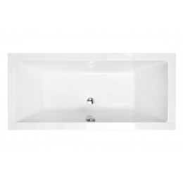 Ванна акрилова QUADRO SLIM 155х70 без ніг, БЕЗ отворів під ручки, без ручок