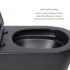 Комплект Qtap Scorpio Matt Black 2 в 1: унітаз підвісний Ultra Quiet QT14332380AMB + біде підвісне QT1455053FMB