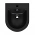 Комплект Qtap Robin Matt Black 2 в 1: унітаз підвісний Ultra Quiet QT13332381АSMB + біде підвісне QT1355046FMB
