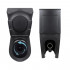 Комплект 2 в 1: підлоговий унітаз Qtap Scorpio Matt Black QT14226088AMB + набір гігієнічного душу Lidz Aria Black LDARI110BLA43394