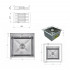 Акційний набір Lidz: мийка Handmade H4545 Decor 2,5/0,5 мм + K01G Корзина для кухонной мойки Акційний набір Lidz: мийка Handmade H4545 Decor 2,5/0,5 мм + K01G Корзина для кухонной мойки