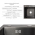 Акційний набір Lidz: мийка H7849BR інтегрована крило справа Brushed Black PVD 3,0/1,0 мм + Змішувач Aria для кухні з гнучким виливом (k35) Black Акційний набір Lidz: мийка H7849BR інтегрована крило справа Brushed Black PVD 3,0/1,0 мм + Змішувач Aria для кухні з гнучким виливом (k35) Black