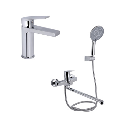 Акційний набір Qtap: Stenava New Змішувач для раковини QTSTE270CRM45535 Chrome + Stenava New Змішувач для ванни QTSTE2601CRM45536 Chrome Акційний набір Qtap: Stenava New Змішувач для раковини QTSTE270CRM45535 Chrome + Stenava New Змішувач для ванни QTSTE2601CRM45536 Chrome