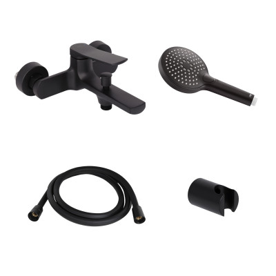 Акційний набір Qtap: Змішувач для душу Slavonice QTSLA259BLM45918+Лійка Rucni QTRUCA120O3KBB+Шланг Hadice QTHADPVCSQ160B+Тримач QT829910842854OB Акційний набір Qtap: Змішувач для душу Slavonice QTSLA259BLM45918+Лійка Rucni QTRUCA120O3KBB+Шланг Hadice QTHADPVCSQ160B+Тримач QT829910842854OB